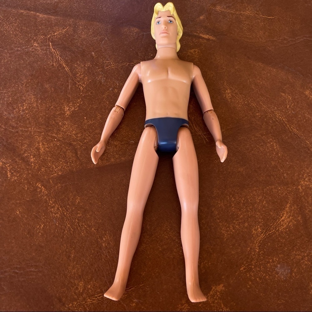 Vintage Disney  Captain John Smith 12” Action Figure Doll Pocahontas Preowned